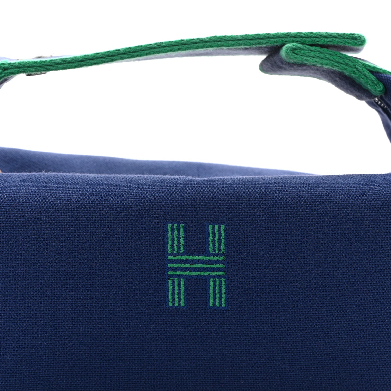Hermes Canvas Small Bride-A-Brac Pouch Marine 8 of 10