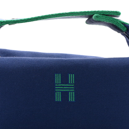 Hermes Canvas Small Bride-A-Brac Pouch Marine 8 of 10