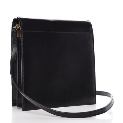 Saint Laurent Calfskin Sao Shoulder Bag Black 3 of 8