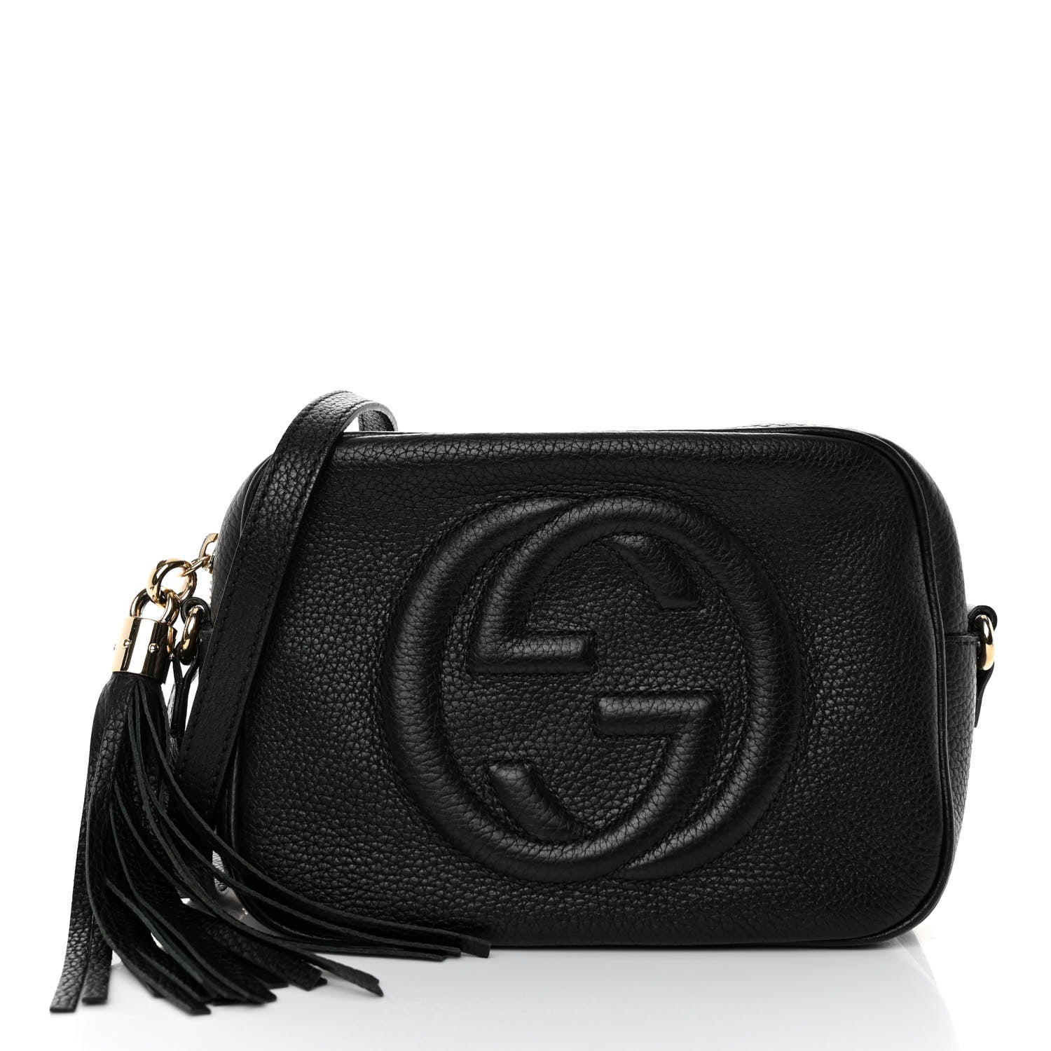 Gucci Pebbled Calfskin Small Soho Disco Bag Black 1 of 11