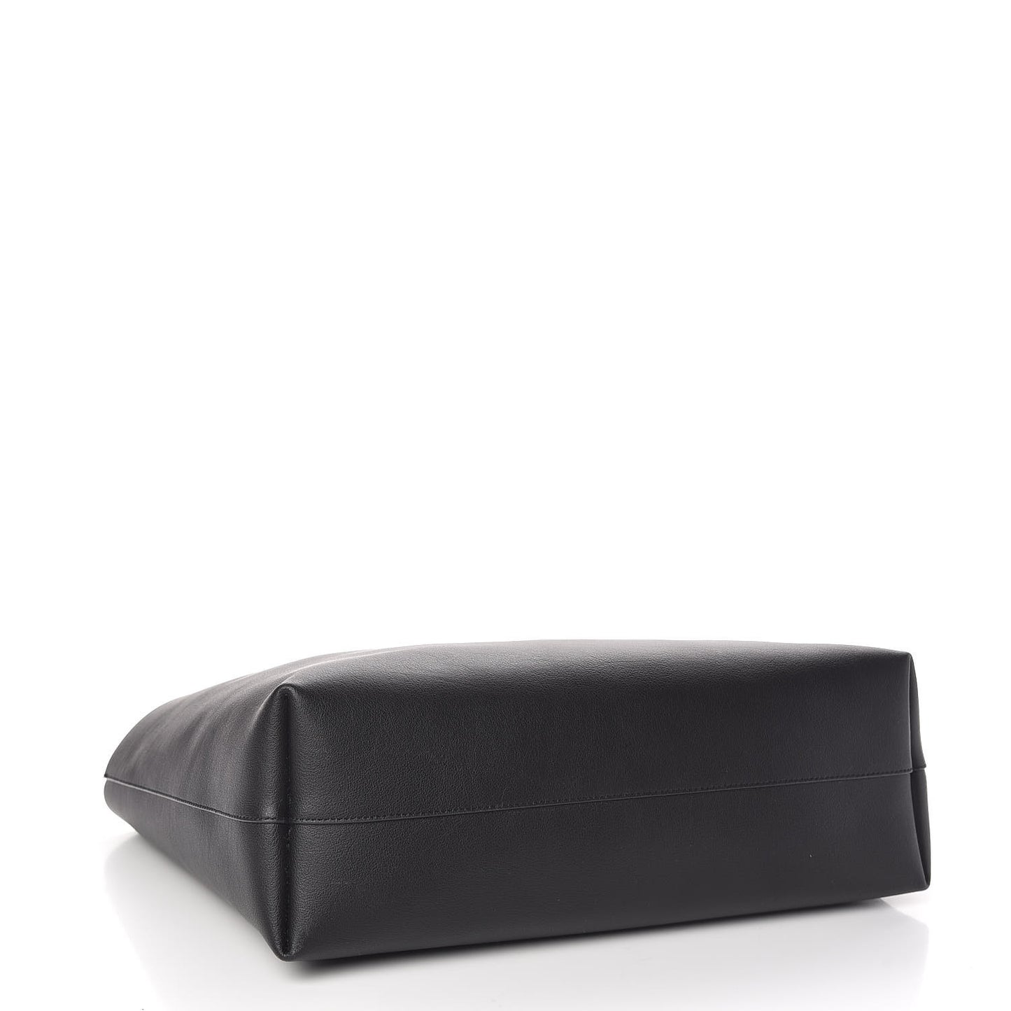 Calfskin Large Shopping Tote Black