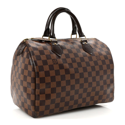 Louis Vuitton Damier Ebene Speedy 30 3 of 10