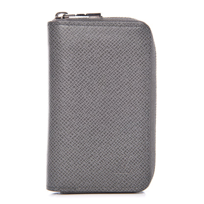 Louis Vuitton Taiga Zippy Coin Purse Vertical Glacier 1 of 8
