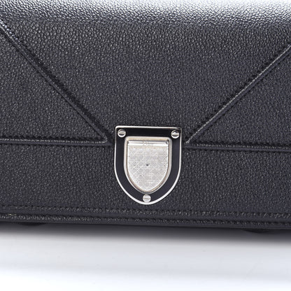 Christian Dior Grained Calfskin Diorama Croisiere Chain Wallet Black 11 of 11