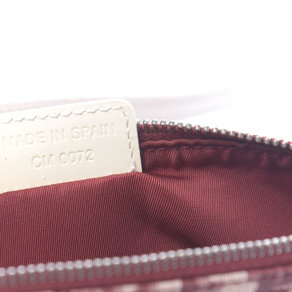 Christian Dior Monogram Mini Saddle Pochette Burgundy 7 of 10