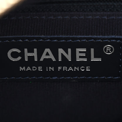 Chanel Tweed Calfskin Small Gabrielle Hobo Navy Blue Multicolor 6 of 10