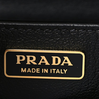 Prada City Calf Saffiano Mini Cahier Bag Black 6 of 8