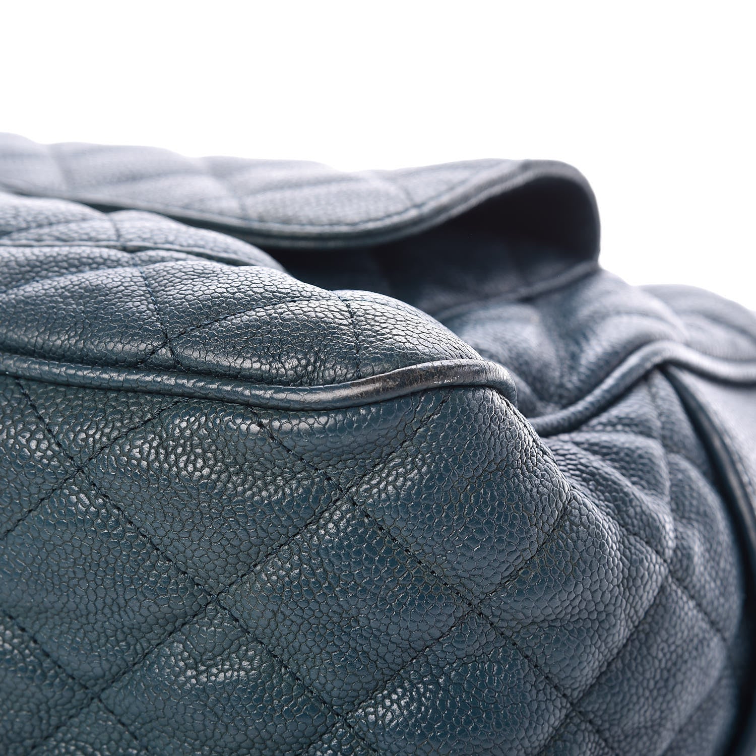 Chanel Caviar Quilted Large Paradoxal Camera Case Turquoise 15 of 20