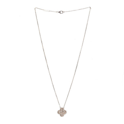Van Cleef & Arpels 18K Rose Gold Vintage Alhambra Pendant Necklace 3 of 7