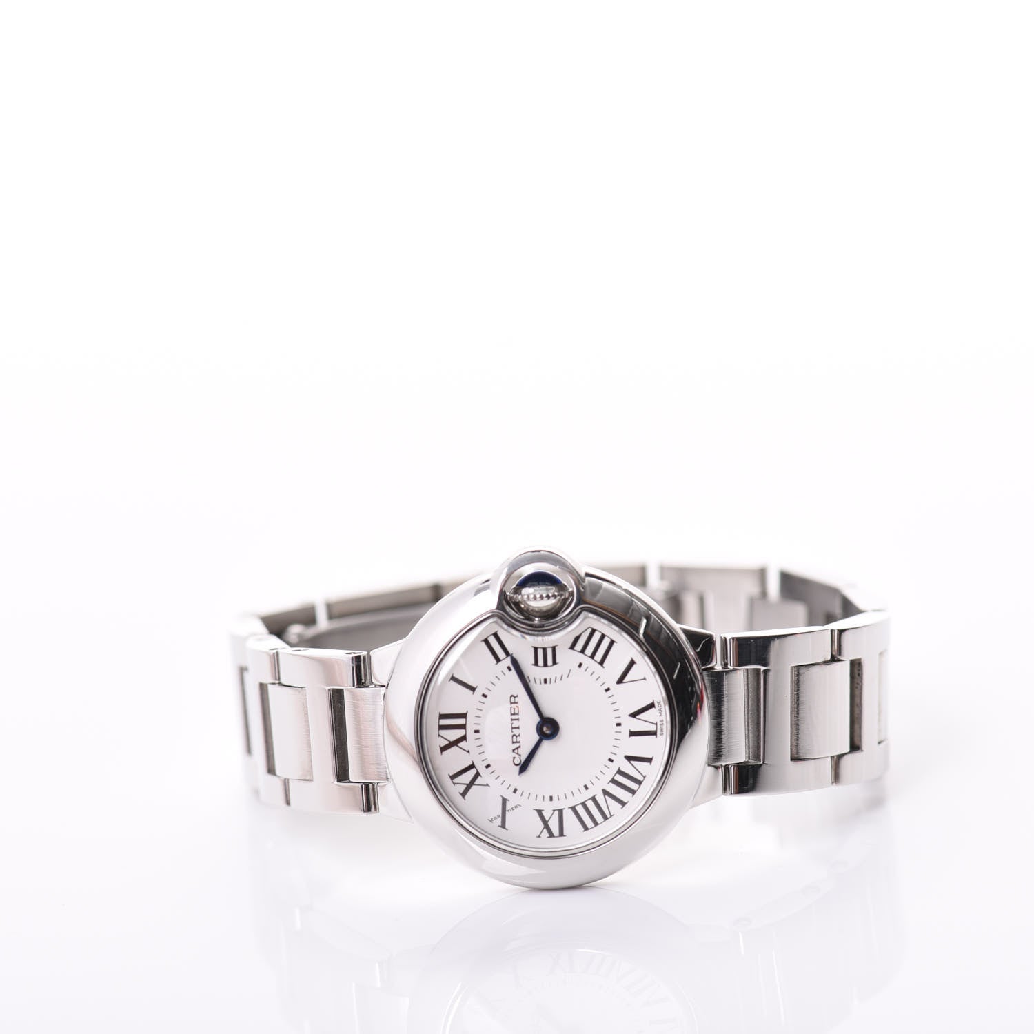 Cartier Stainless Steel 28mm Ballon Bleu De Quartz Watch 2 of 7
