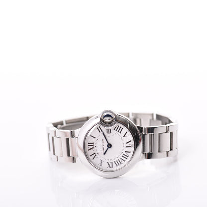 Cartier Stainless Steel 28mm Ballon Bleu De Quartz Watch 2 of 7