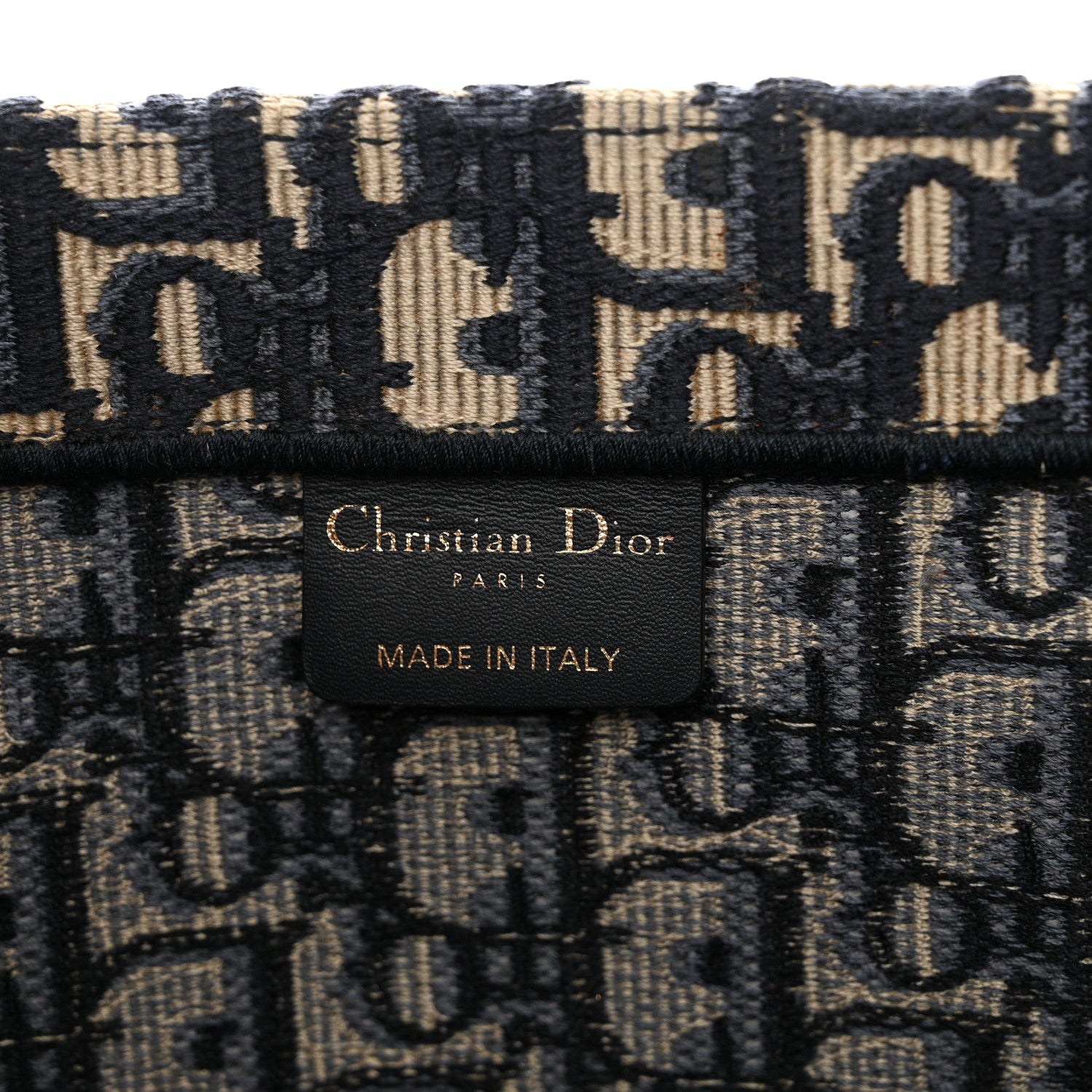 Christian Dior Oblique Large Book Tote Blue Multicolor 6 of 10
