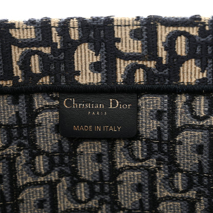 Christian Dior Oblique Large Book Tote Blue Multicolor 6 of 10
