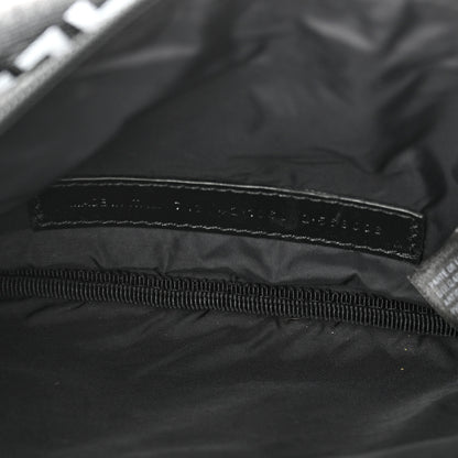 Balenciaga Coated Canvas BB Monogram Allover Logo Medium Signature Beltpack Black Grey White 7 of 10