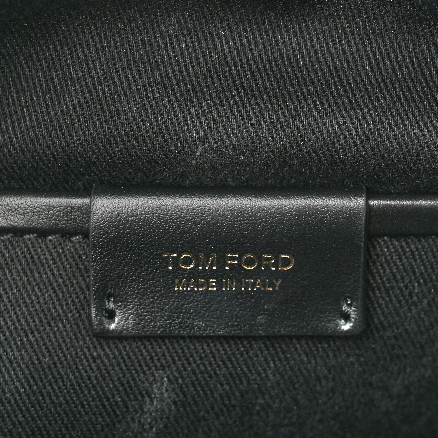 Tom Ford Grained Calfskin Small Buckley Messenger Black 6 of 9