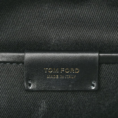 Tom Ford Grained Calfskin Small Buckley Messenger Black 6 of 9
