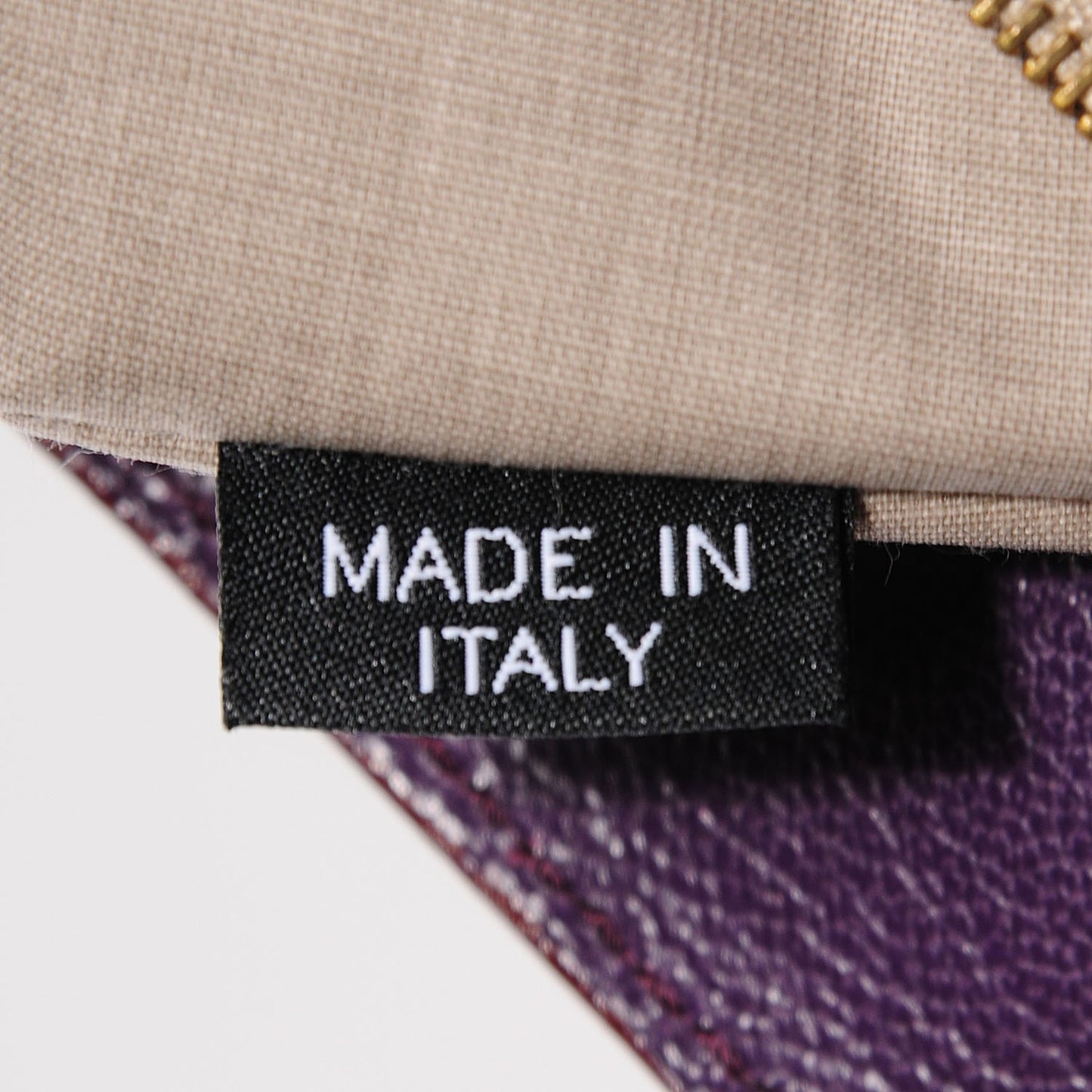 Goatskin Quilted Mary Flap Purple