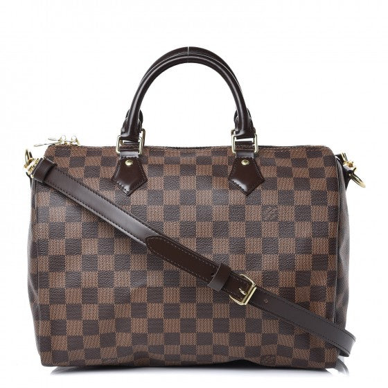 Louis Vuitton Damier Ebene Speedy Bandouliere 30 1 of 7