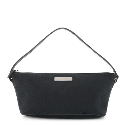 Gucci Monogram Boat Pochette Black 1 of 11