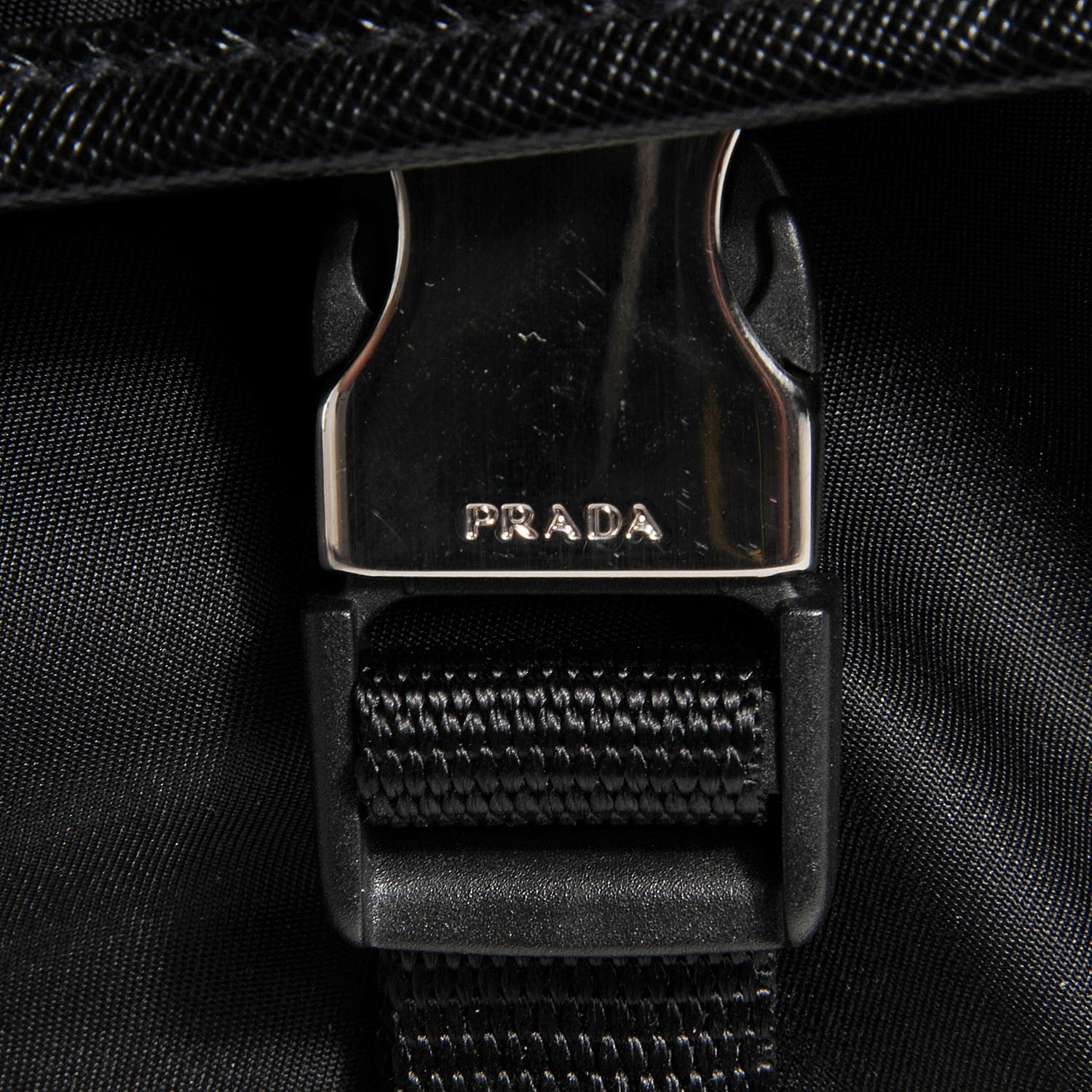 Prada Tessuto Saffiano Messenger Bag Nero Black 9 of 10