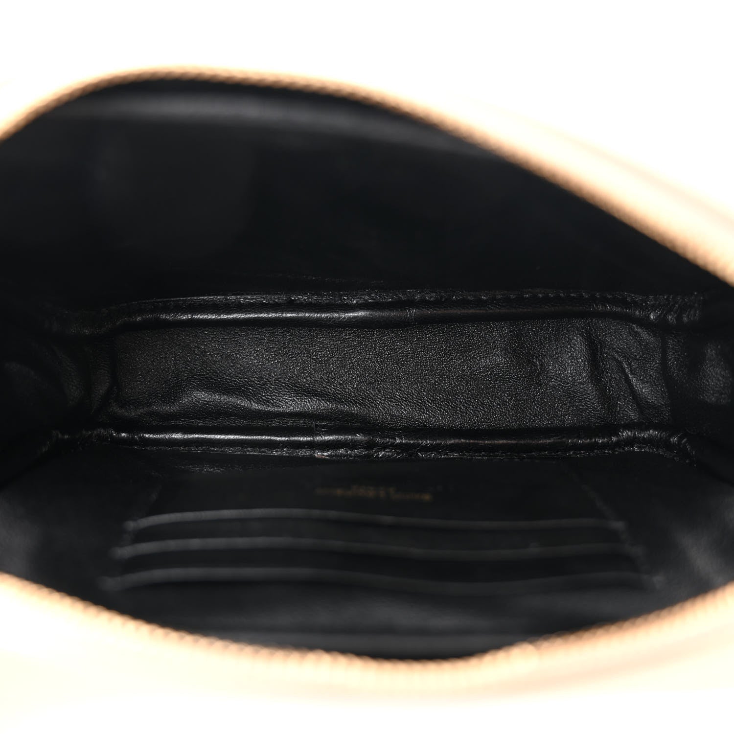 Saint Laurent Grain De Poudre Matelasse Monogram Mini Lou Camera Bag Dark Beige 5 of 10