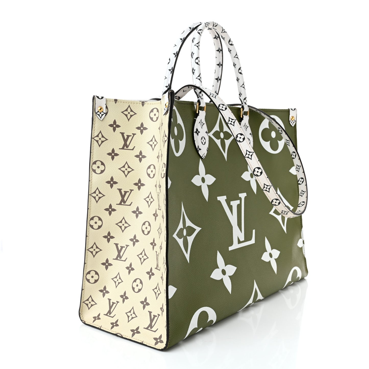 Monogram Giant Onthego GM Kaki Beige