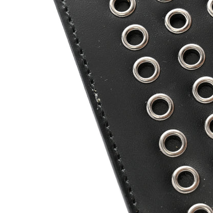 Alaia Calfskin Grommet Studded Clutch Black 10 of 10