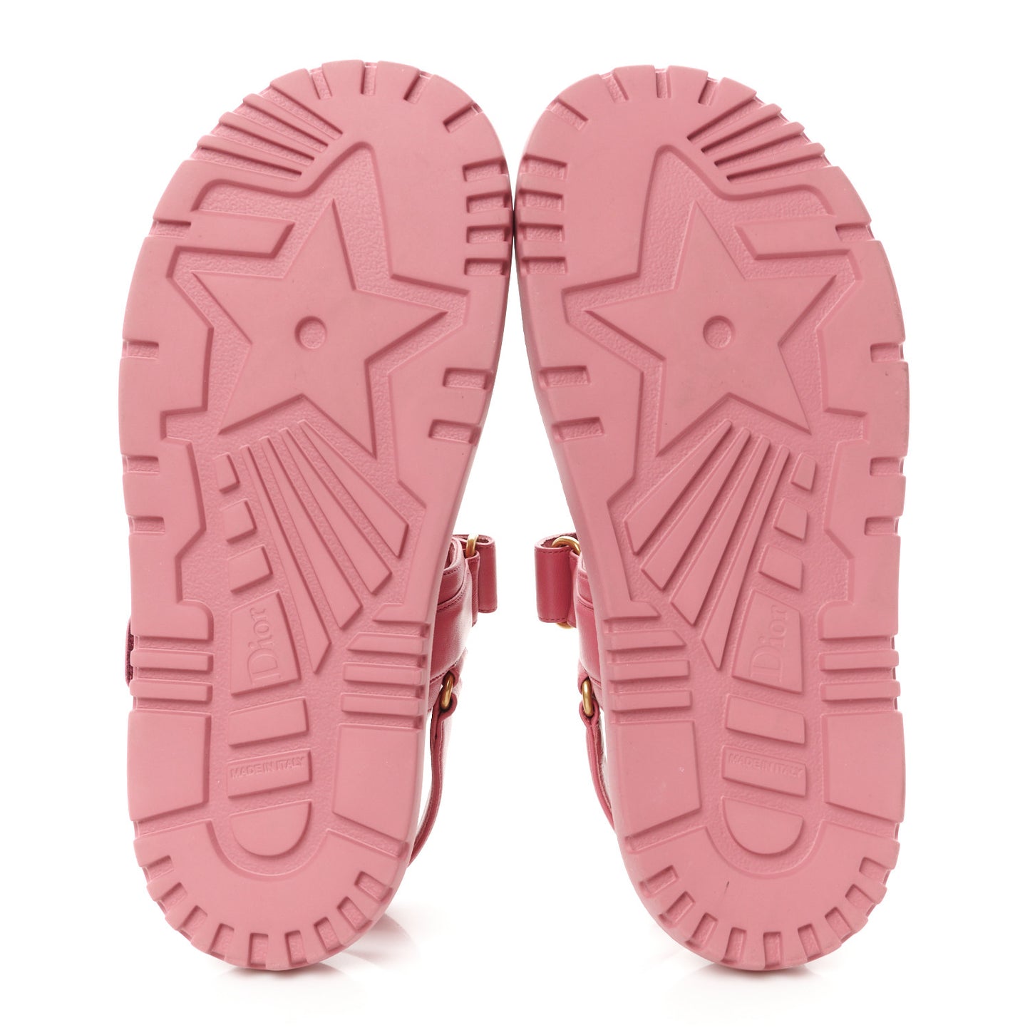 Lambskin Dioract Sandals 38 Pink