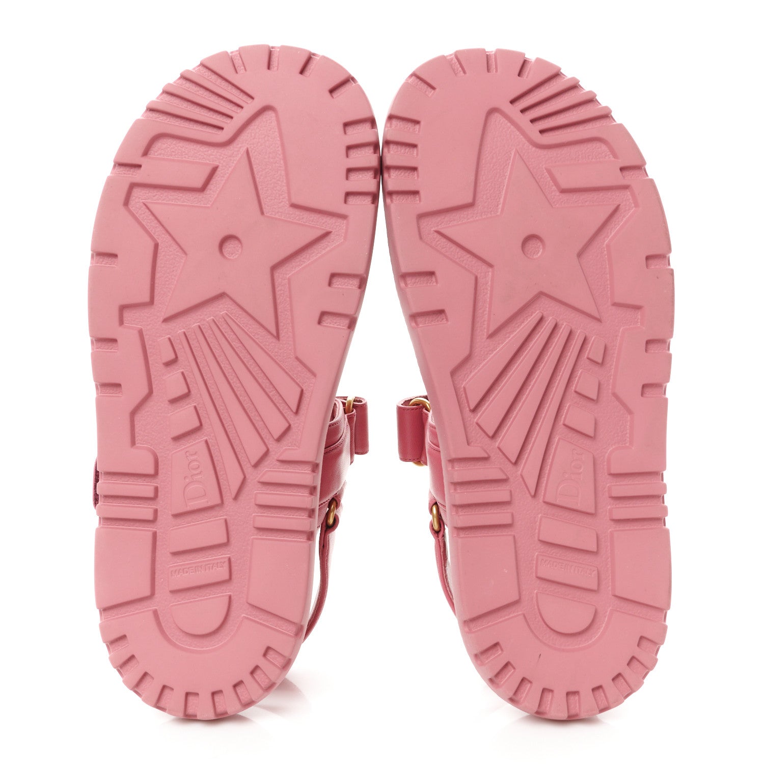 Christian Dior Lambskin Dioract Sandals 38 Pink 5 of 9