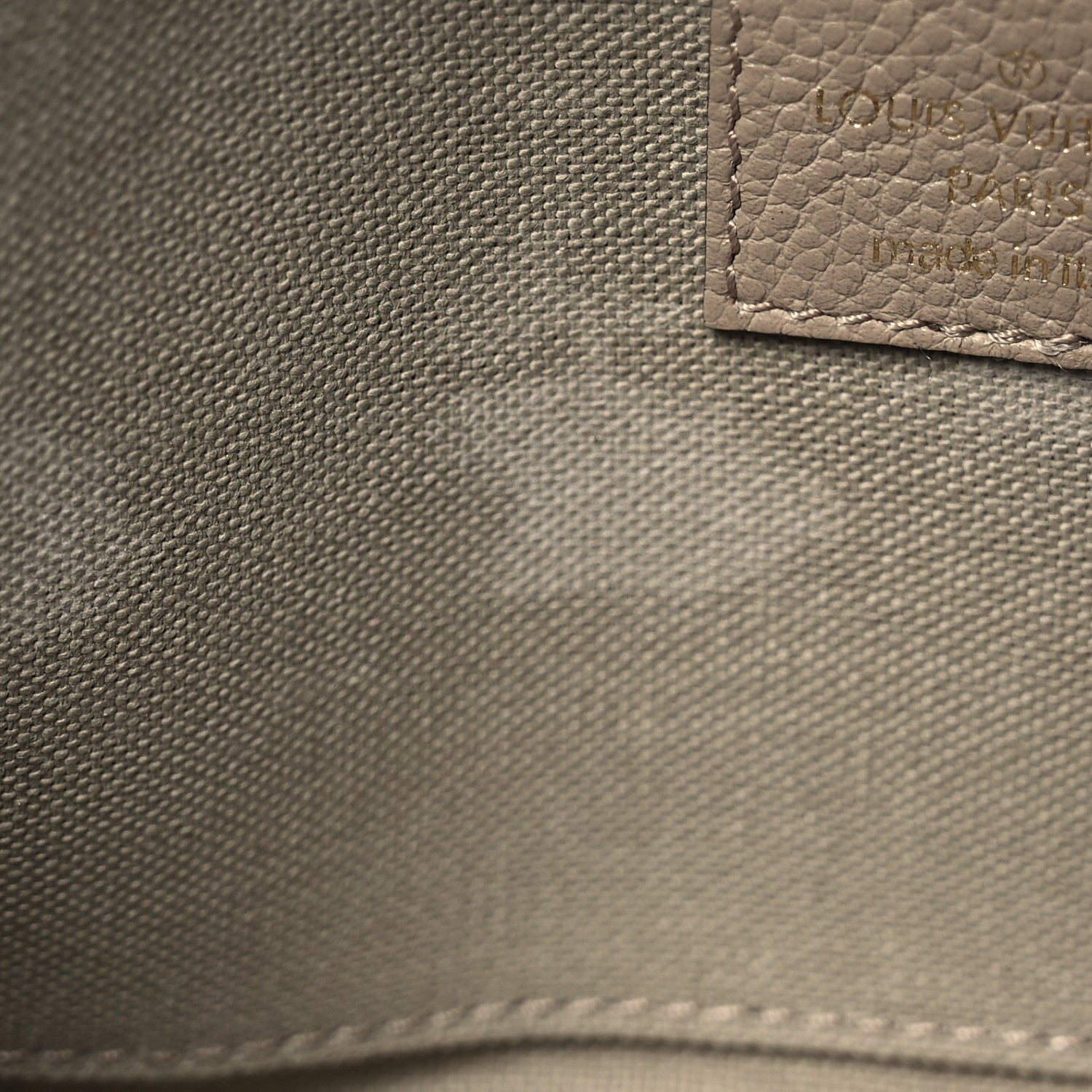 Louis Vuitton Empreinte Monogram Giant Felicie Pochette Tourterelle Creme 13 of 14