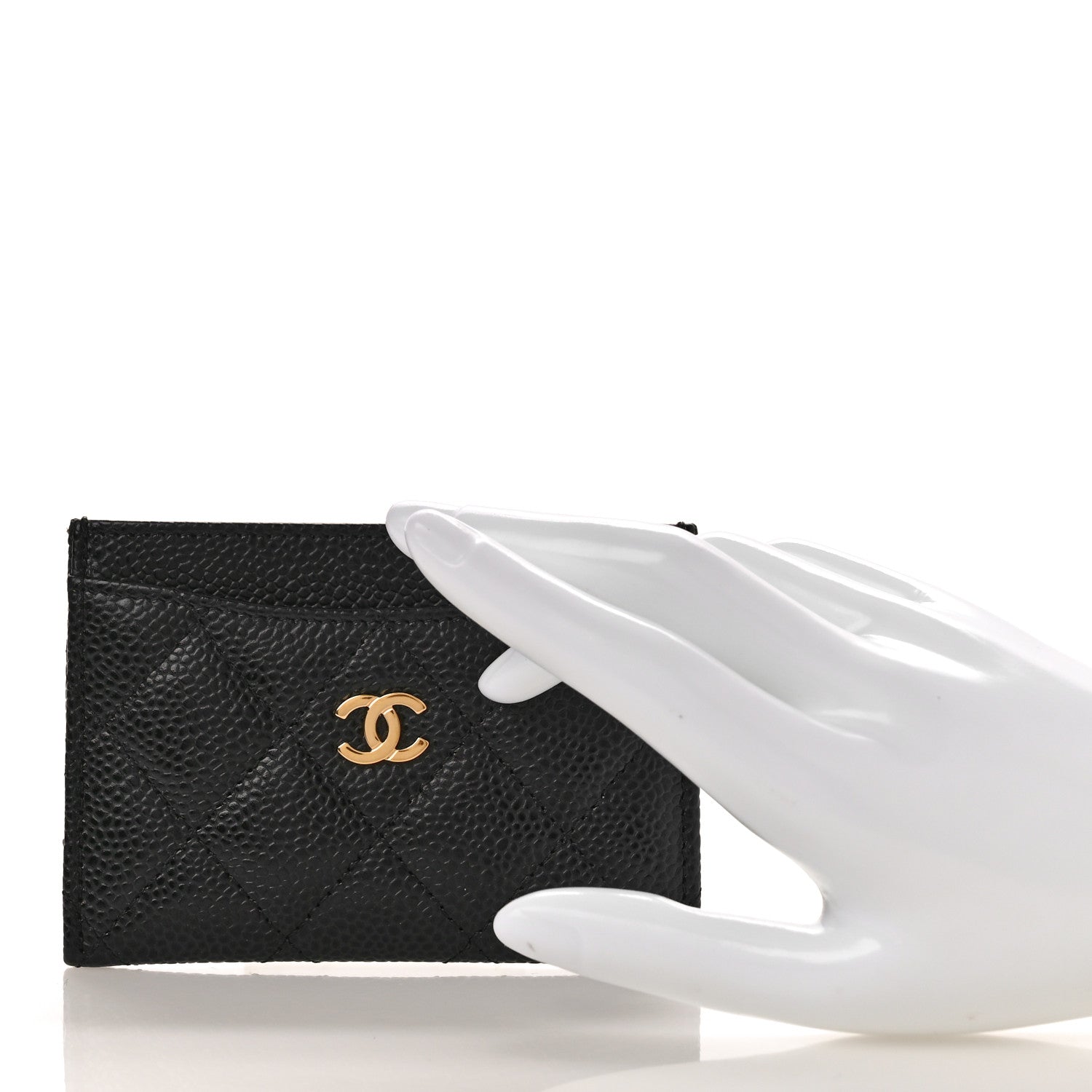 Chanel Caviar Quilted Card Holder Black 2 of 9