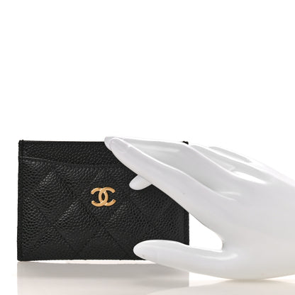 Chanel Caviar Quilted Card Holder Black 2 of 9