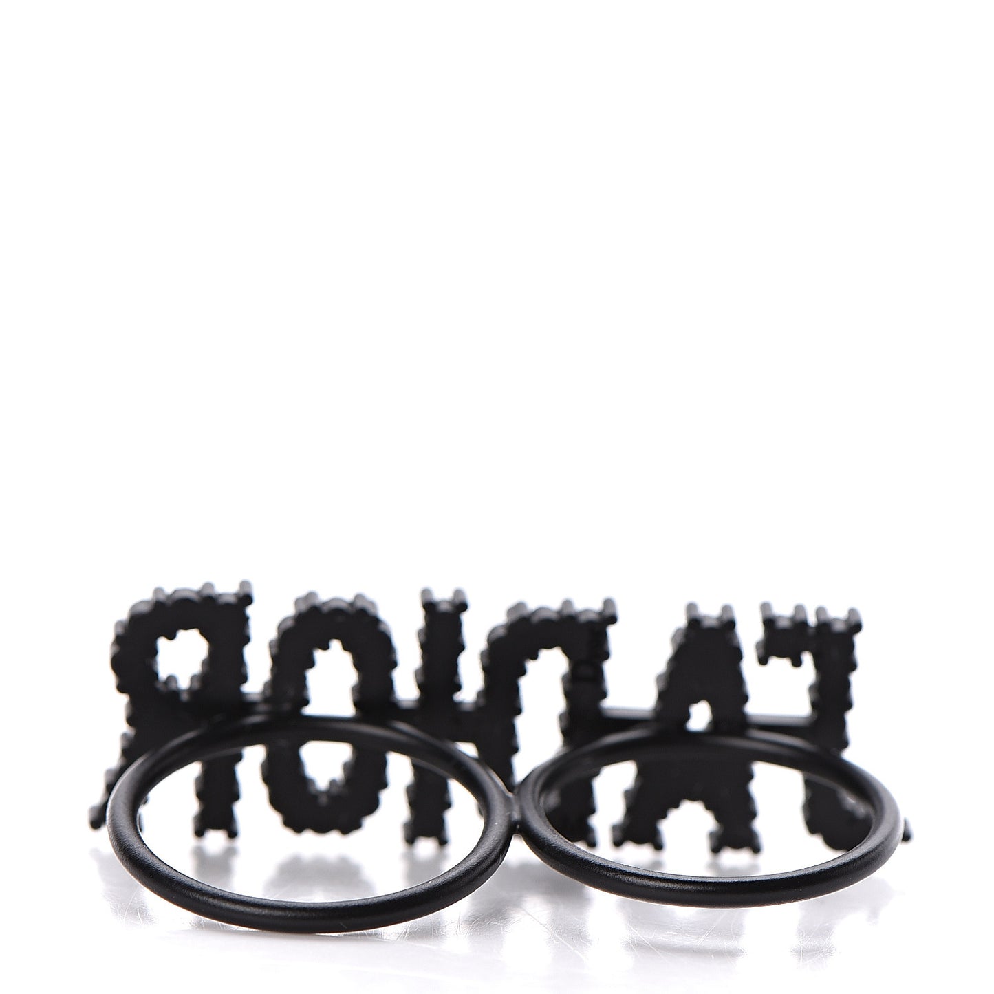 Crystal J'Adior Double Ring M Black