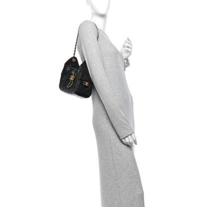 Chanel Caviar Quilted Mini Chanel 25 Handbag Black 2 of 11
