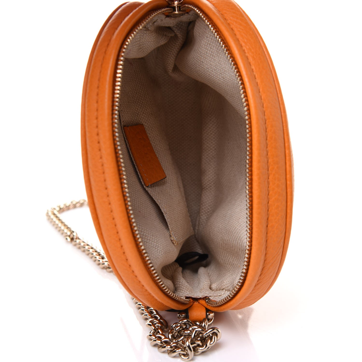 Gucci Cellarius Calfskin Mini Soho Chain Bag Curcuma 4 of 10