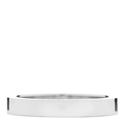 Cartier Platinum 3mm C De Cartier Wedding Band Ring 53 6.5 3 of 5