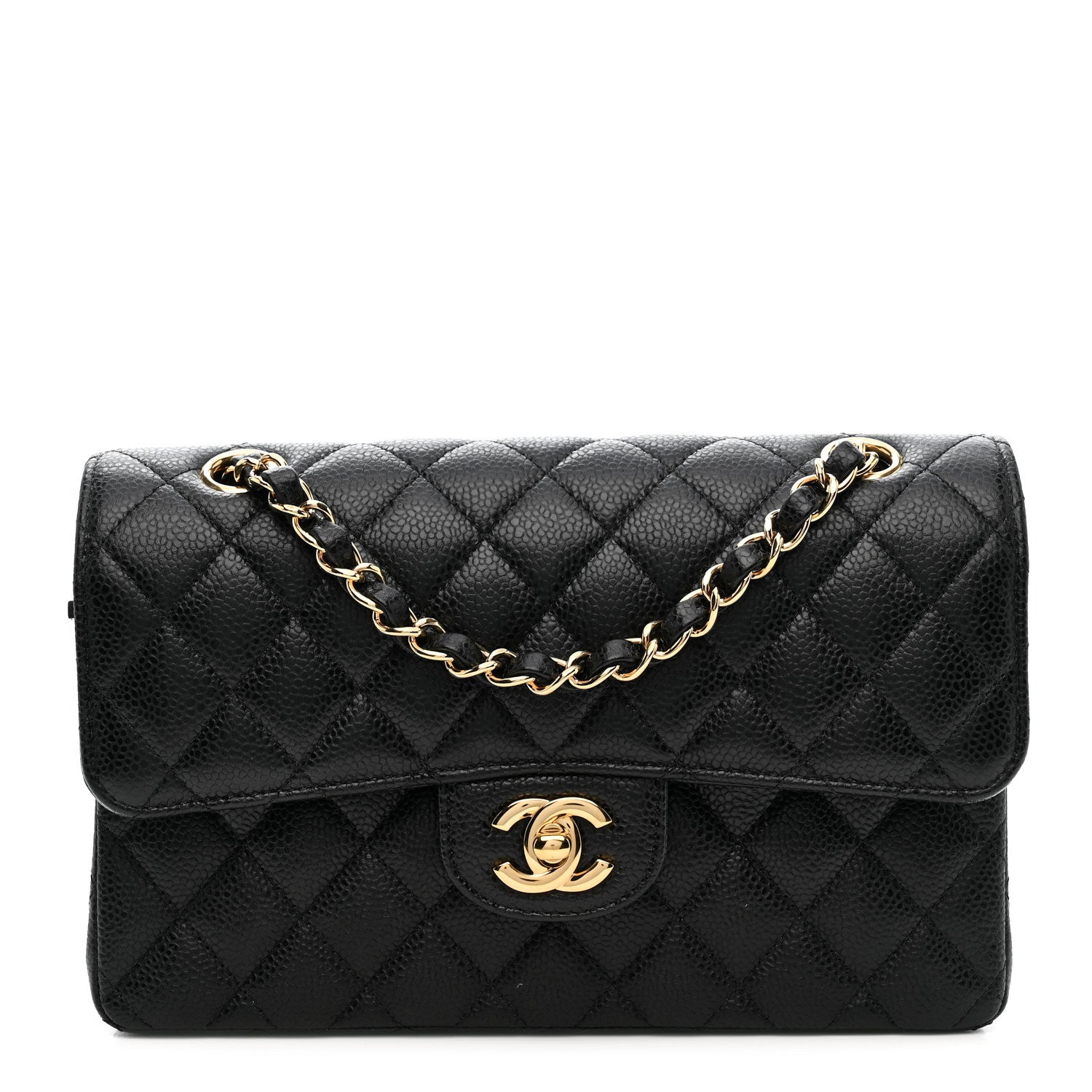 Chanel Caviar Quilted Small Double Flap Black 1 of 10