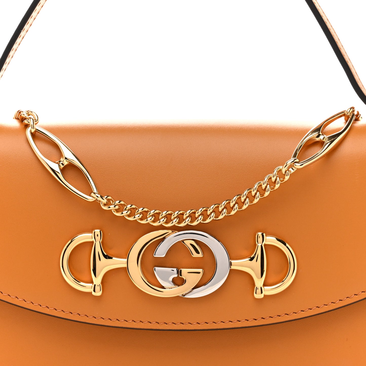 Shibuya Calfskin Mini Zumi Shoulder Bag Sun Oil