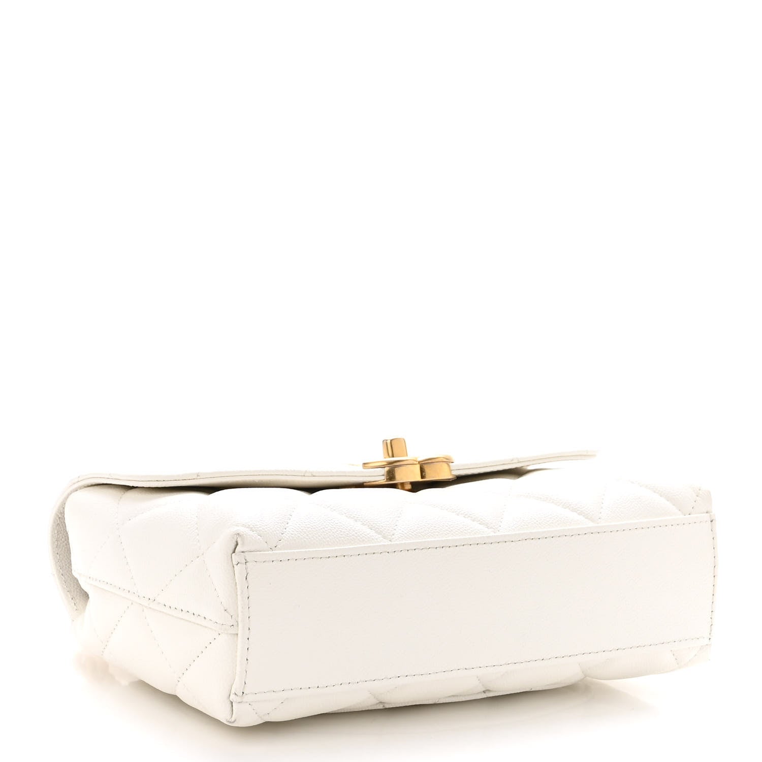 Chanel Caviar Quilted Small Flap White 3 of 11