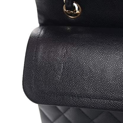 Chanel Caviar Quilted Medium Double Flap Navy 11 of 11