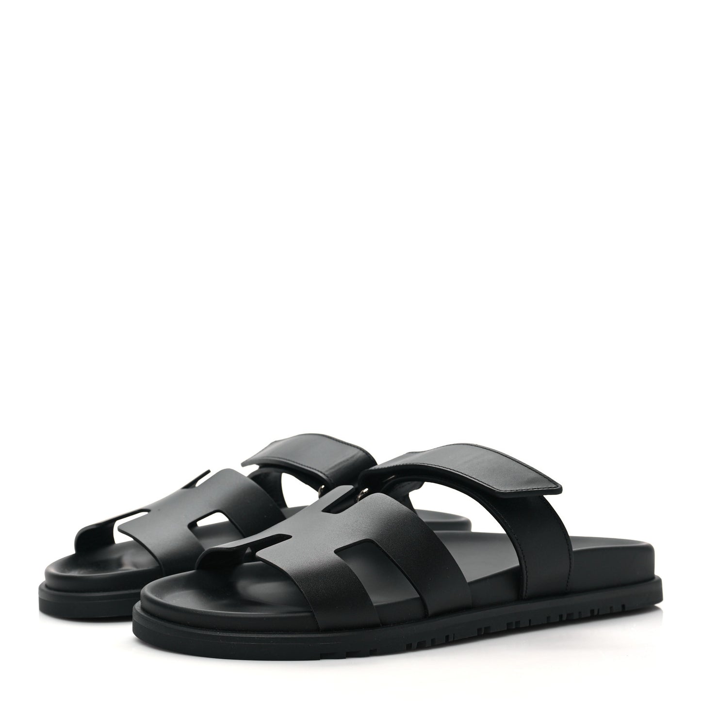 Calfskin Womens Chypre Sandals 40 Black