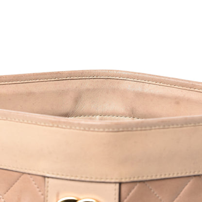 Chanel Lambskin Quilted Clutch Beige 8 of 16