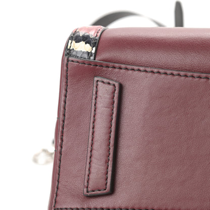 Givenchy Smooth Calfskin Ayers Mini Bi-Color Antigona Wine Black 14 of 14