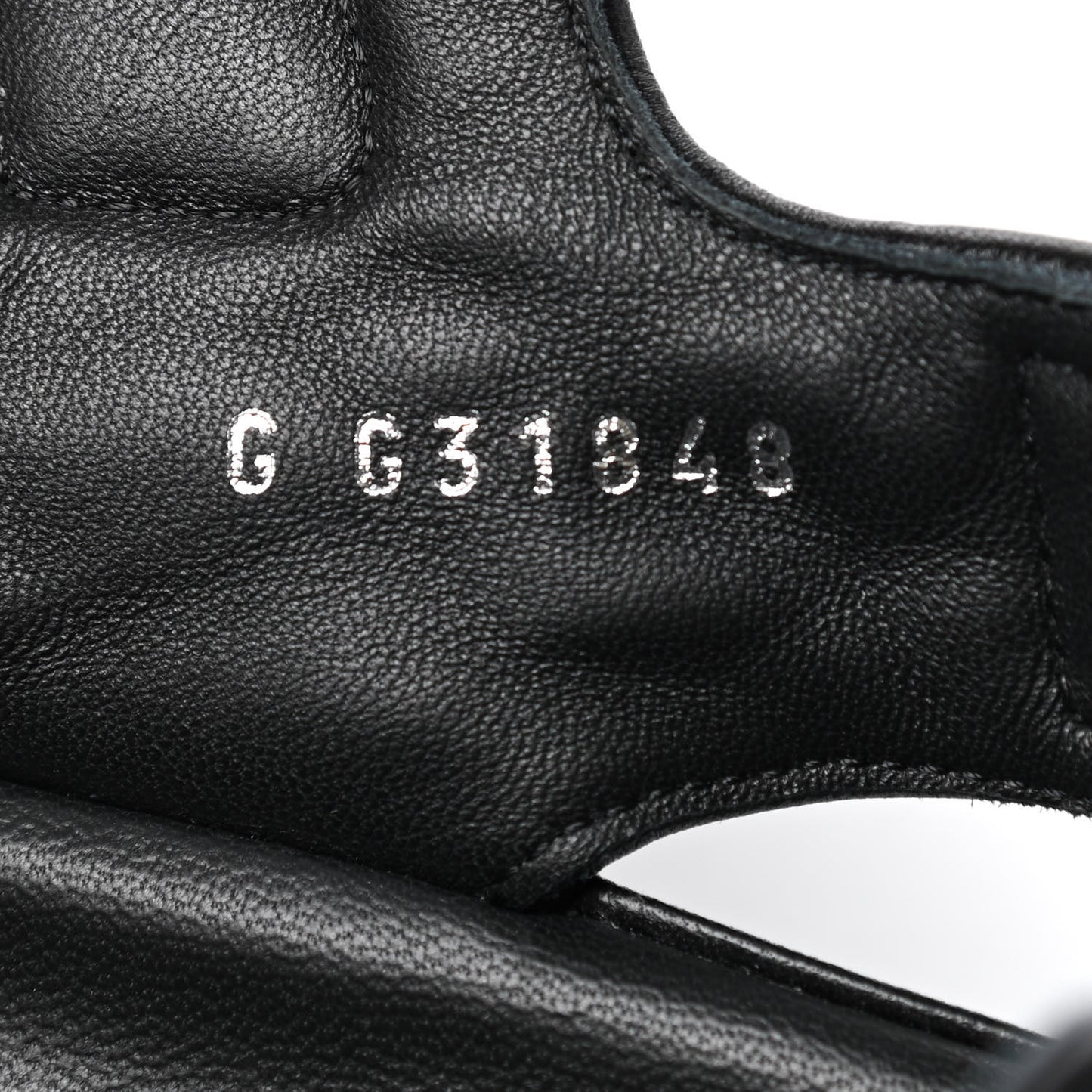 Lambskin Velcro Dad Sandals 36 Black