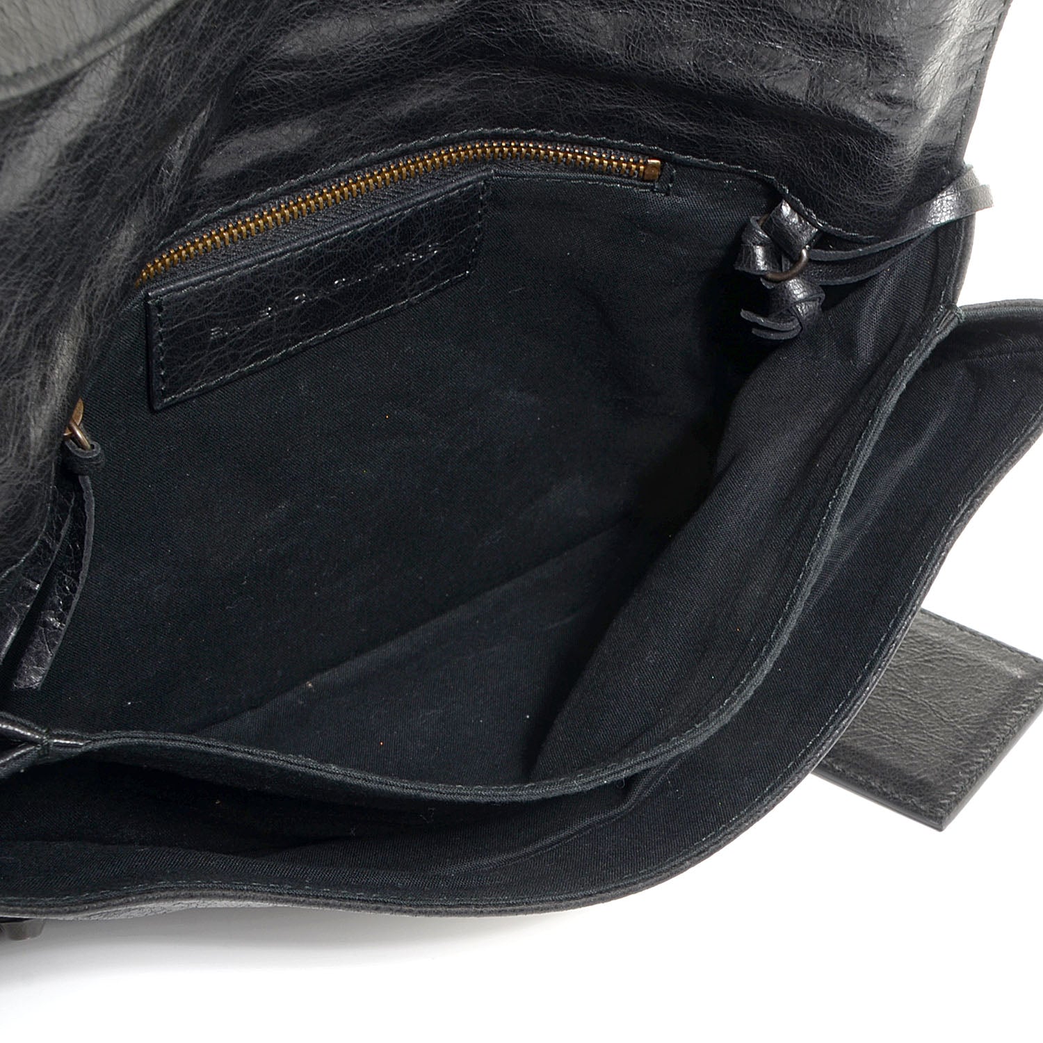 Balenciaga Agneau Classic Hardware Envelope Clutch Black 5 of 10