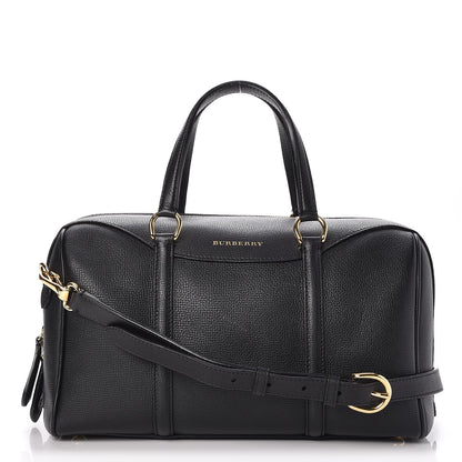 Burberry Derby Calfskin Medium Alchester Bowling Bag Black 1 of 6