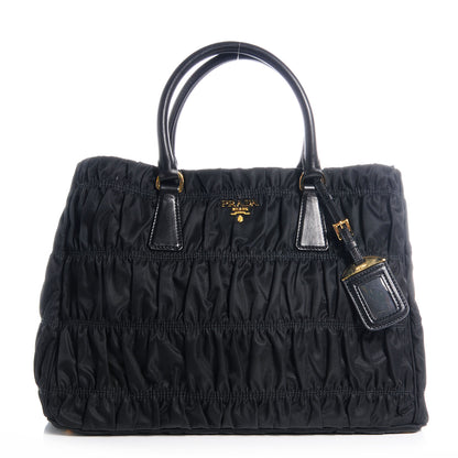 Prada Tessuto Nylon Gaufre Tote Nero Black 1 of 9