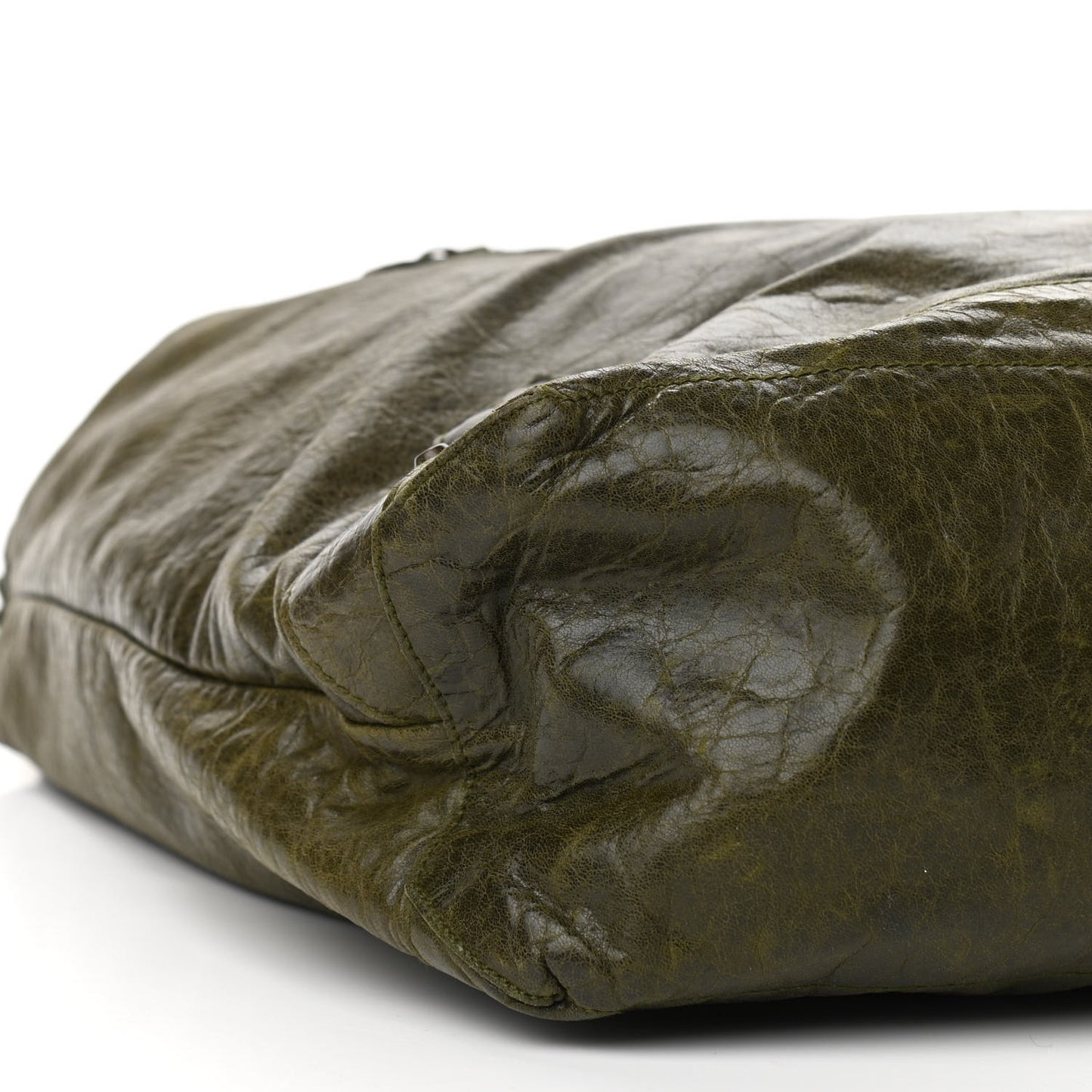 Agneau Classic Hardware Day Hobo Olive
