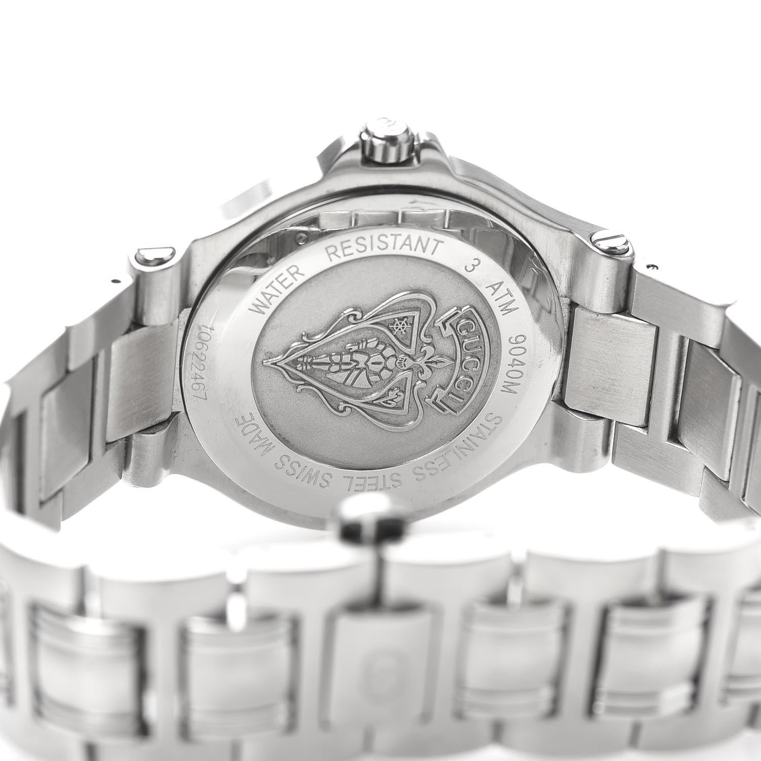 Gucci Stainless Steel 35mm 9040M Quartz Watch Black 5 of 7