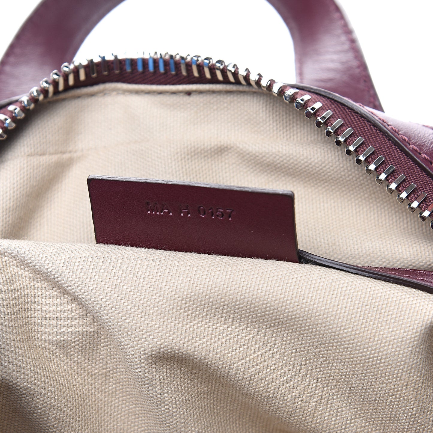 Calfskin Small Biker Nightingale Oxblood
